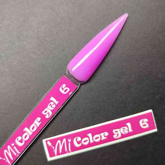 Наліпка на тіпсу (палітру) для гелю Mi Color №06 (9 x 55 мм) Херсон