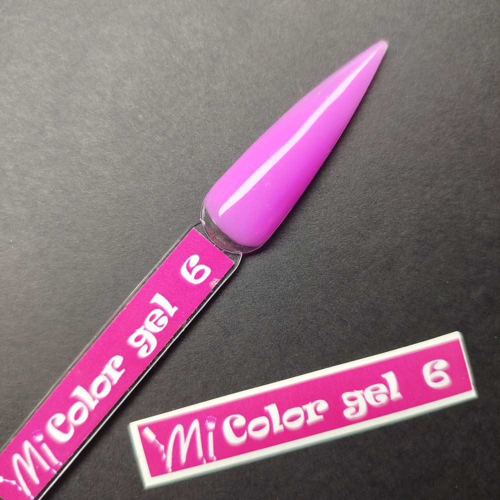 Наліпка на тіпсу (палітру) для гелю Mi Color №06 (9 x 55 мм) Херсон - изображение 1