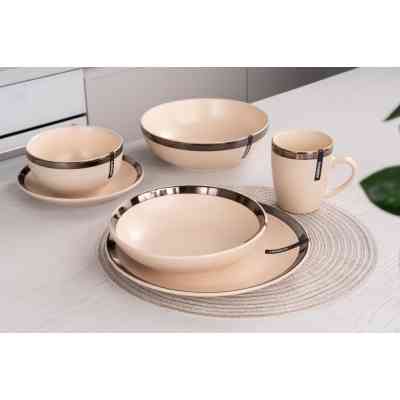 Тарілка Ardesto Liguria Soup 20 см Cream (AR2920LCC) Вінниця