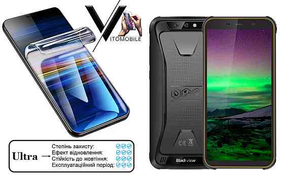 Полиуретановая пленка Ultra для Blackview BV5500, BV5500 Plus, BV5500 Pro – минимальная толщина, максимальная Киев