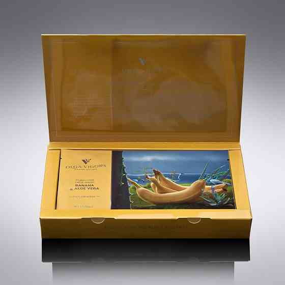 Очищающая маска для лица Банан и Алоэ вера Vigor 4 шт Киев