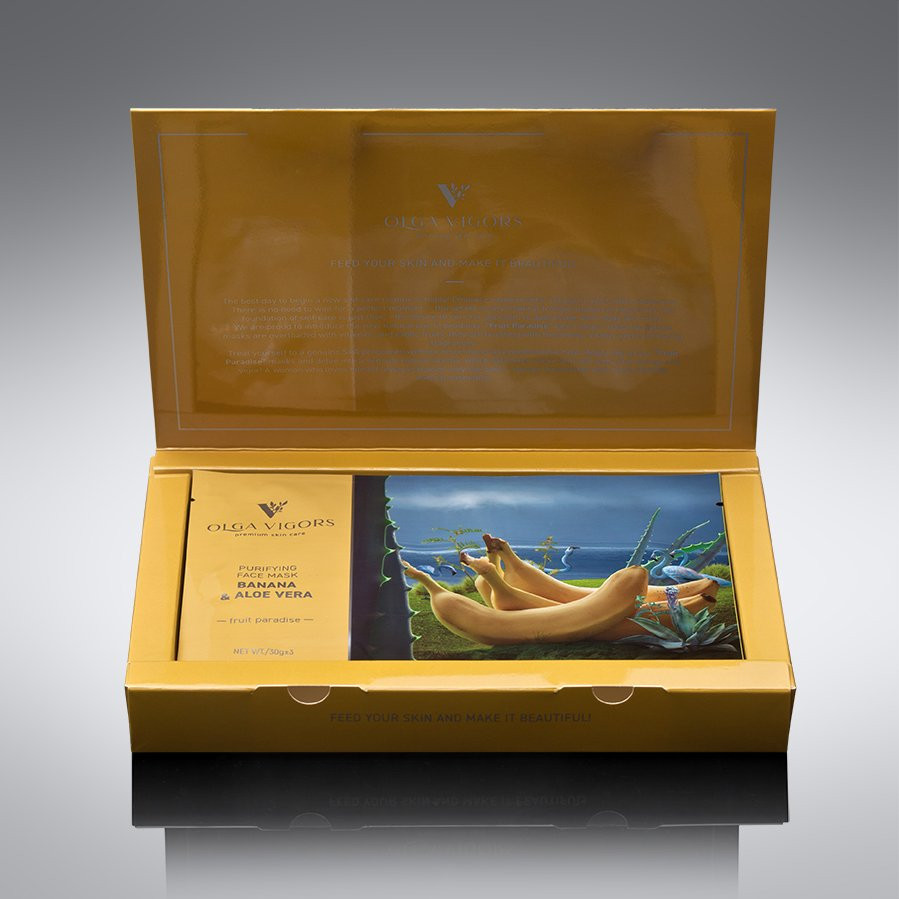 Очищаюча маска для обличчя Банан і Алое вера Vigor 4 шт Київ - фото 1