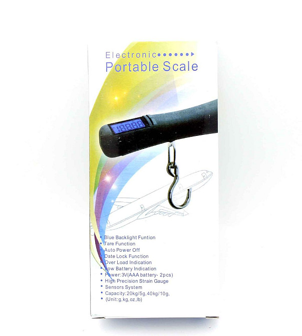 Кантер электронный Portable electronic scale 40кг (Чемодан) Днепр - изображение 1