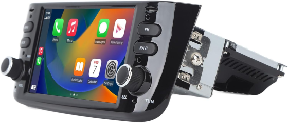 Автомагнітола Android 13 для Fiat Linea Punto EVO 2012-2015: 6.2" IPS, 2/64GB, CarPlay, Android Auto, GPS, WiFi, Камера 1080p Київ