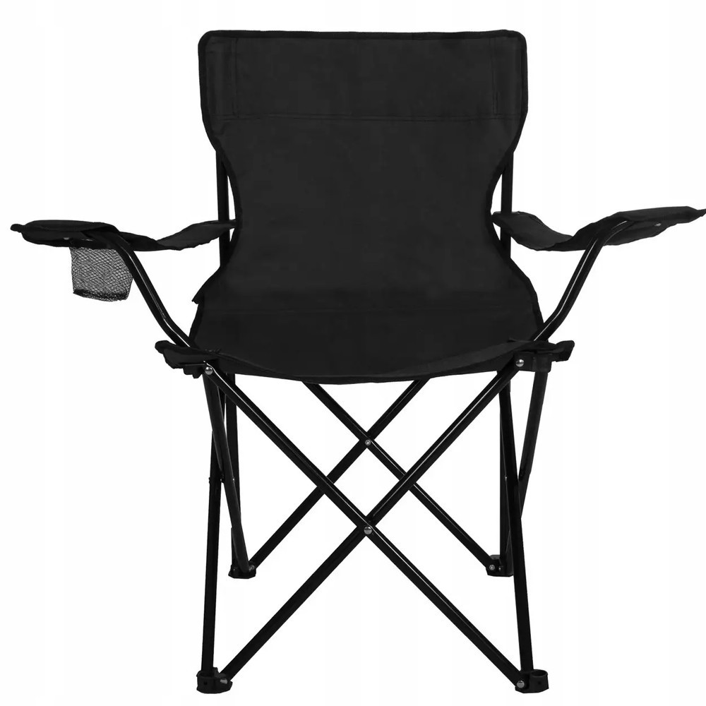 Складное кресло до 100 кг с чехлом,Черное SBR Киев - изображение 8