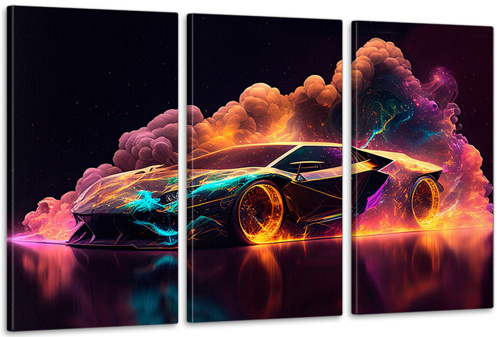 Модульна картина у вітальню/ спальню Машина ART-119_3A 70х130 см Київ - фото 1