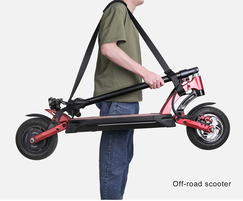 Ремень для переноски и транспортировки самоката электросамоката велосипеда лыж сноуборда коляски Регулируемый ремень с накладкой — для самоката Одесса - изображение 3