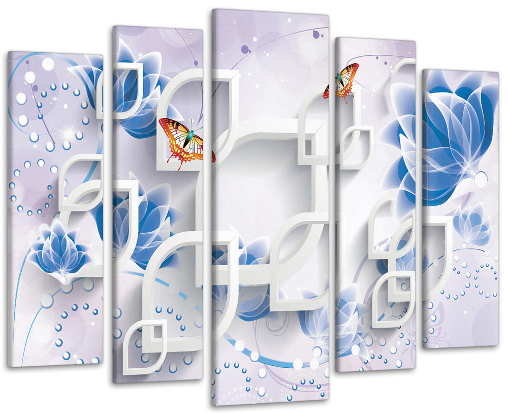 Модульна картина у вітальню / спальню Абстракція Art-470_5 ( 80х118см ) Київ - фото 1