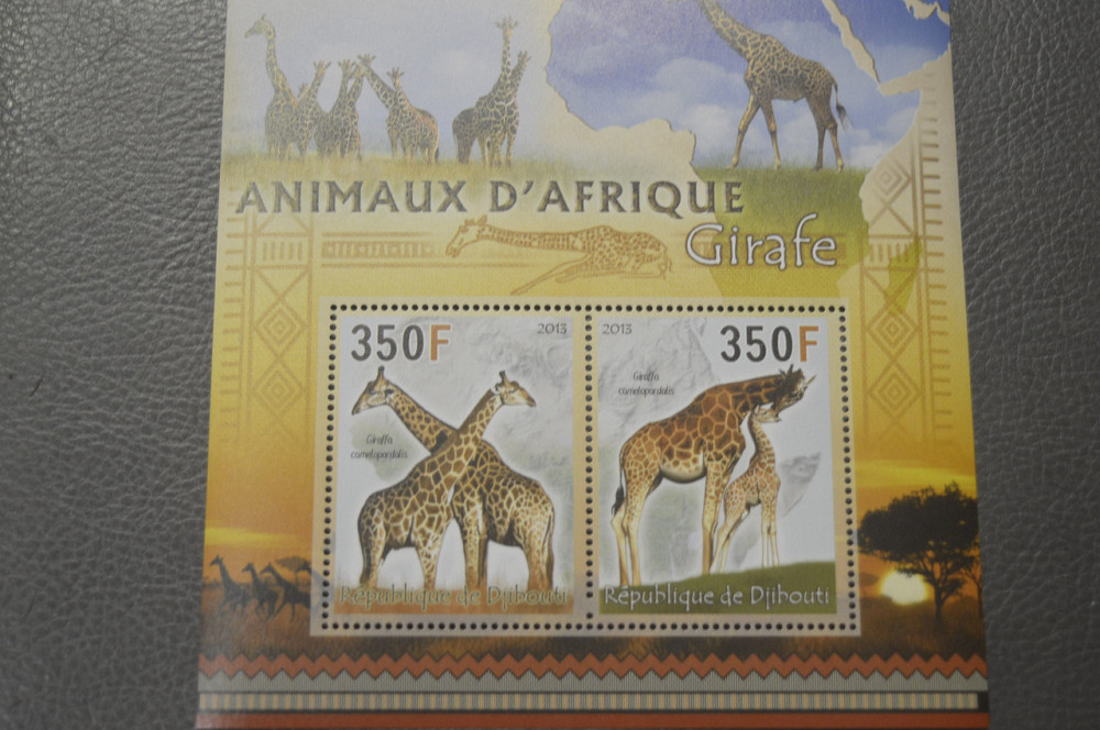 Джибути. Фауна. Техника. Блок. 2013 год (М) Полтава - изображение 1