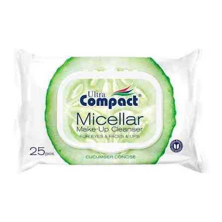 Серветки вологі Ultra Compact Micellar з міцелярно водою 25 штук Гостомель
