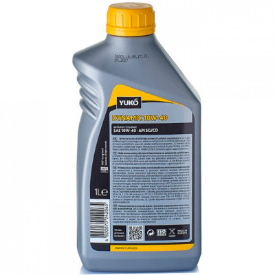 Моторное масло Yuko DYNAMIC 10W-40 1л (4820070242065) Винница - изображение 2