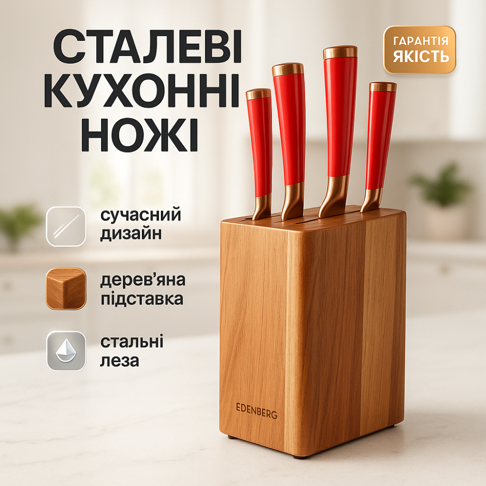 Кухонный нож из стали нержавейки, Набор ножей для каждой кухни, Топ лучших ножей для кухни AJ-46 Львов - изображение 12