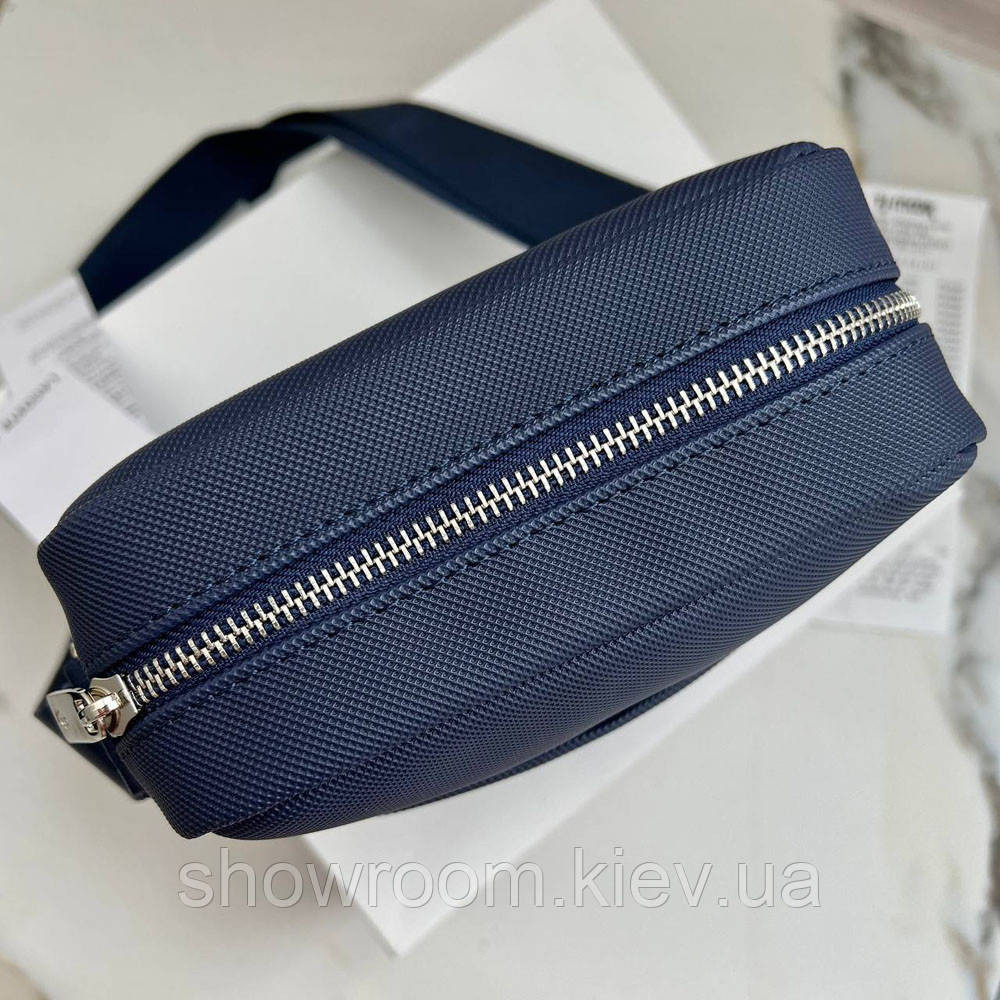 Чоловіча брендова сумка через плече Lacoste (2026) синя Київ - фото 3