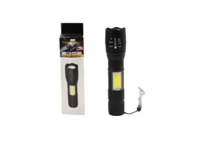 Ліхтарик ручний BAILONG BL-29-T6, USB зарядка, світлодіод CREE T6, яскравість 850 люмен, 3 режими, водозахист IPX4 Одеса - фото 4