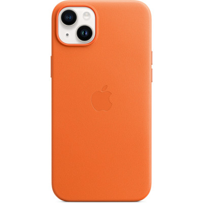 Чехол для мобильного телефона Apple iPhone 14 Plus Leather Case with MagSafe - Orange,Model A2907 (MPPF3ZE/A) Винница - изображение 1
