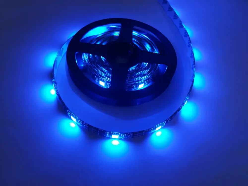 Лента светодиодная RGB 5050 2м с пультом для подсветки телевизора, монитора, мебели от USB Коломия - фото 7