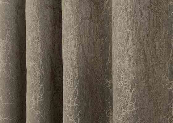 Комплект коротких штор VR-Textil Жакард Viva Marmo № 1786ш Какао 130х170 см 2 шт (35-0373) Київ