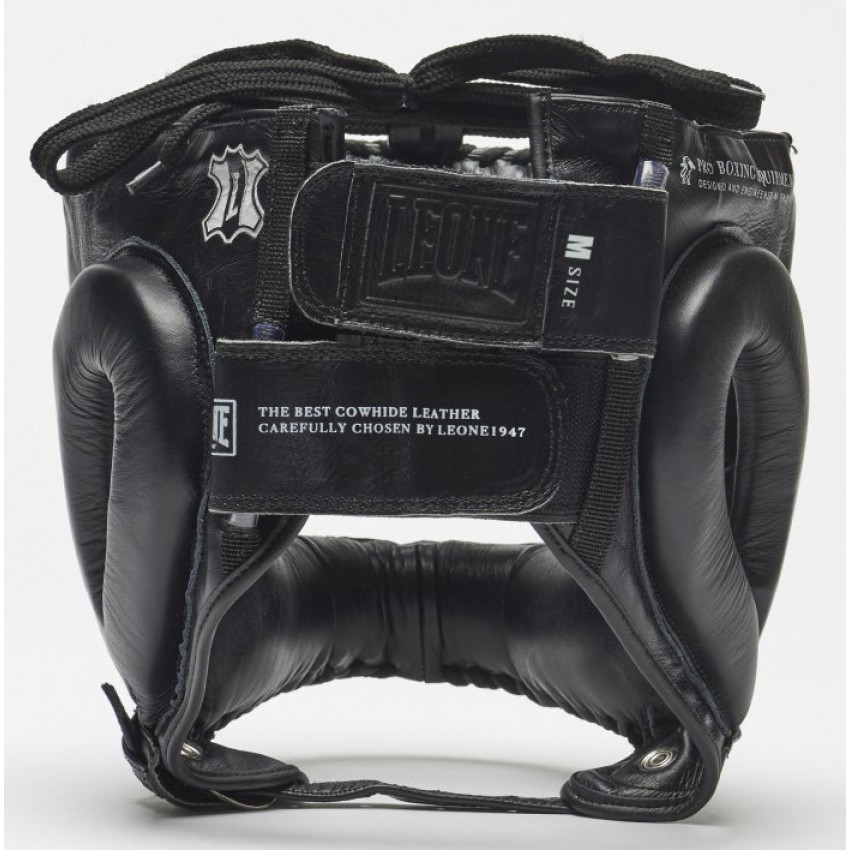 Боксерский шлем с бампером Leone Greatest Black L/XL профессиональная защита для бокса и ММА Киев - изображение 6