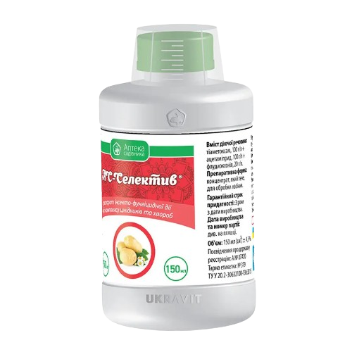 Протруйник інсектицидно-фунгіцидний АС Селектив 150мл концентрат суспензії Укравіт Житомир