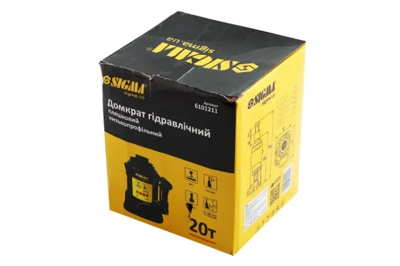 Домкрат гідравлічний 20 т 185-355м Sigma Вінниця
