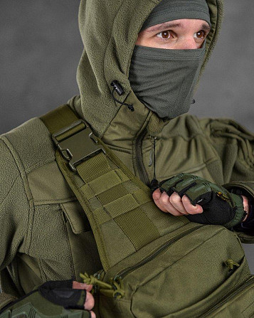 Сумка-слинг тактическая с одной лямкой SILVER KNIGHT 8л oliva ВТ6393 Киев - изображение 5