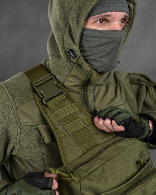 Сумка-слінг тактична з однією лямкою SILVER KNIGHT 8 л oliva ВТ6393 Одеса - фото 5