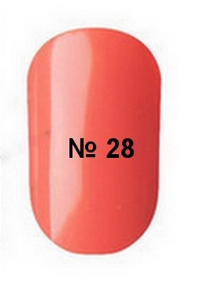 Гель -лак №28 UV Gel-Lacguer SOFIA 8.6 мл США (красно-оранжевый крайола) Киев - изображение 1