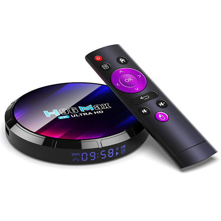 Смарт ТВ приставка H96 Max RK3528 2/16 Гб Smart TV Box Android 13 Андроїд ТВ бокс Київ - фото 1