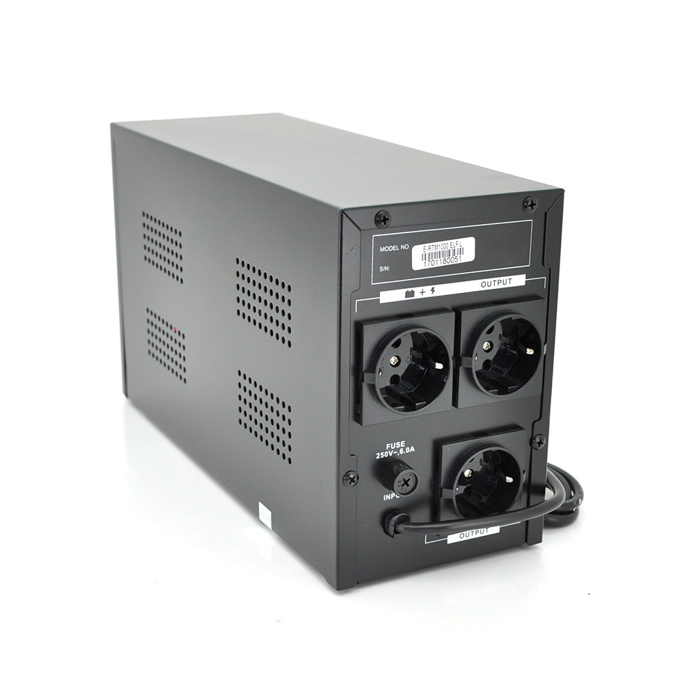 ДБЖ Ritar E-RTM1000 (600W) ELF-L, LED, AVR, 3st, 3xSCHUKO socket, 2x12V7Ah, metal Case  Q2 (405*195*285)  10 кг (340*120*190) Киев - изображение 2