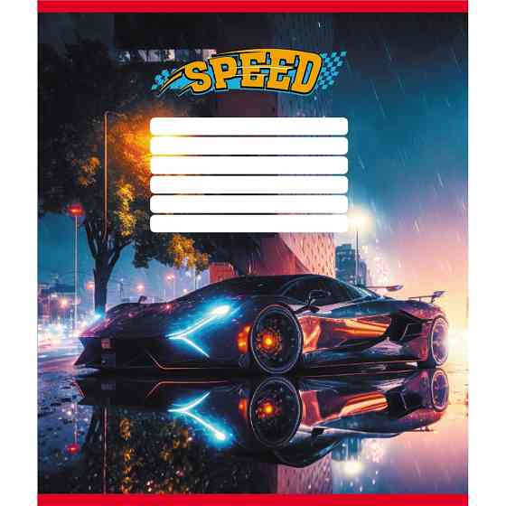 Зошит учнівський "Нічні вогні" 012-520156L-3 в лінію, 12 аркушів Вінниця