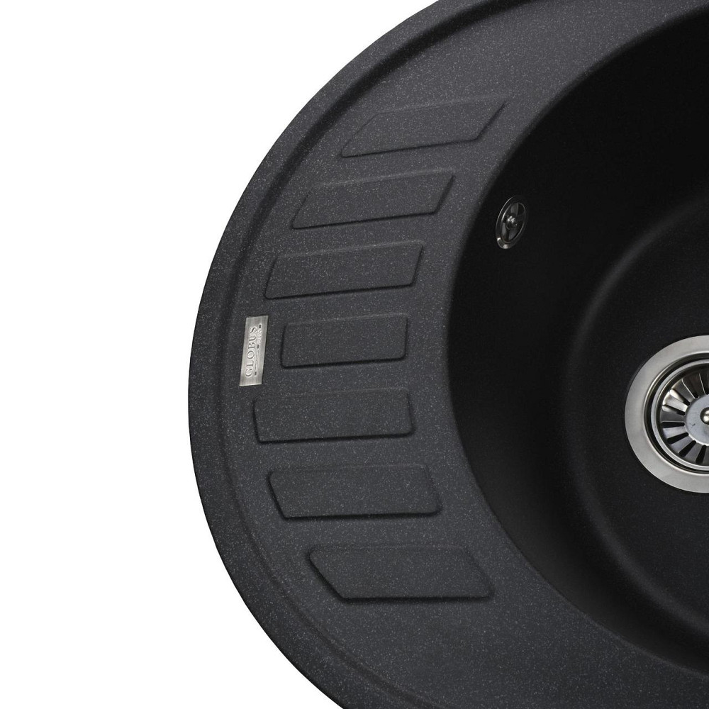 Гранитная мойка Globus Lux ARNO графит 650х500мм-А0001 (000022543) Киев - изображение 5