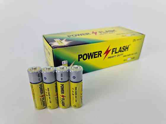Елемент живлення Батарейка POWER FLASH (АА R6) сольові (Б-4) (4 шт) Харків