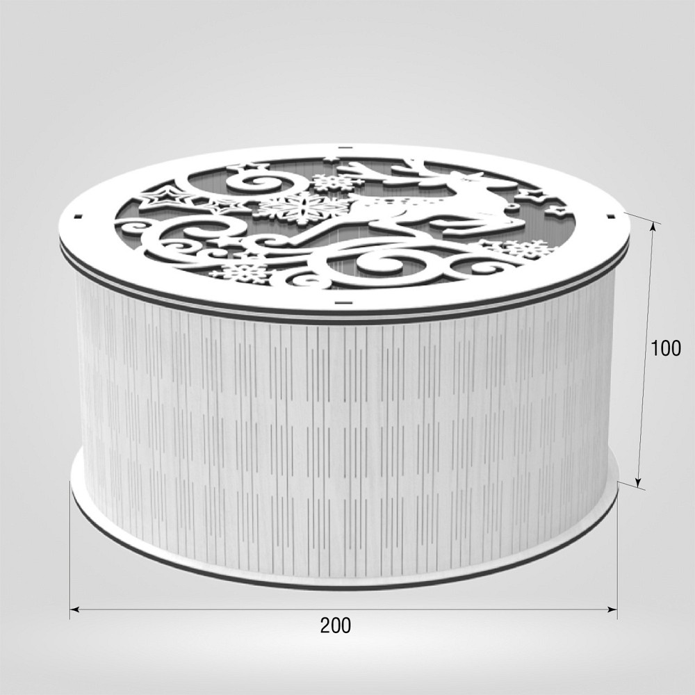 Подарункова коробка EKOSTAR d200 h100 Київ - фото 4