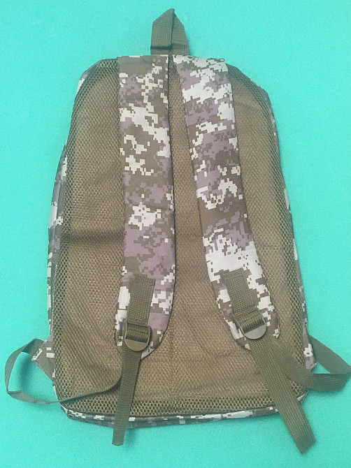 Рюкзак військовий тактичний, колір пісочний піксель, розмір 50*33*20 см, 4 кішені спереді та 2 бокових, чоловічий рюкзак, жіночій Київ - фото 2
