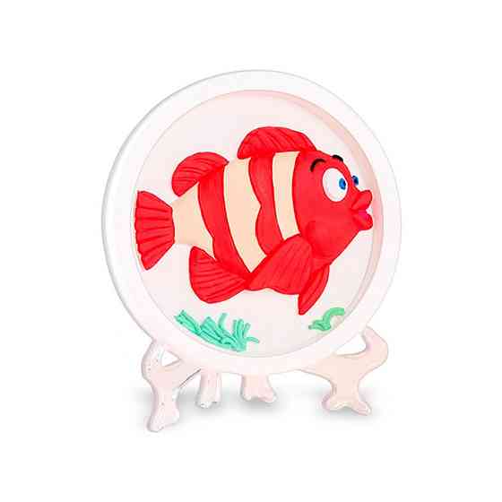 Набір для гіпсової розмальовки "Рибка" YG0230-5 з підставкою, 11 см Вінниця