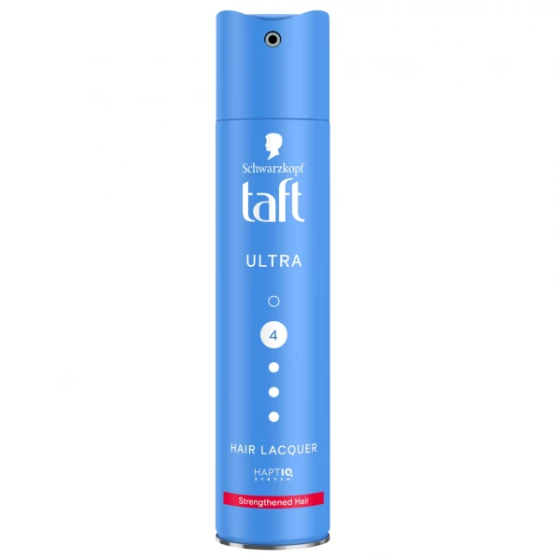 Лак для волосся Taft Ultra Hairspray 4 із сильною фіксацією 250 мл Львів