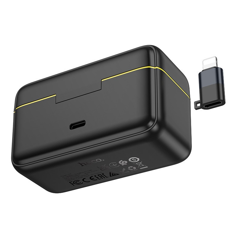 Бездротова мікрофонна система HOCO L17 magnetic dual-mic (iP/Type-C) Black Киев - изображение 16