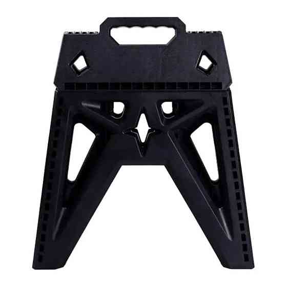 Складний табурет для кемпінгу чорний SJ-0102B Київ