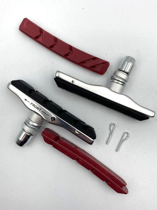 Колодки тормозные велосипедные 7 см SHUANGJIE черные Бровары - изображение 2