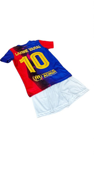 Футбольна форма NIKE FCB LAMINE YAMAL Вишневе - фото 4