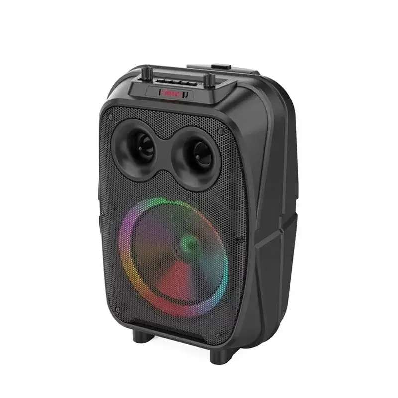 Портативна Bluetooth колонка ZQS-8120 з колесами та ручкою, LED, FM, USB, TF, TWS, мікрофоном, 8" динамік, 20ВТ Одеса - фото 3