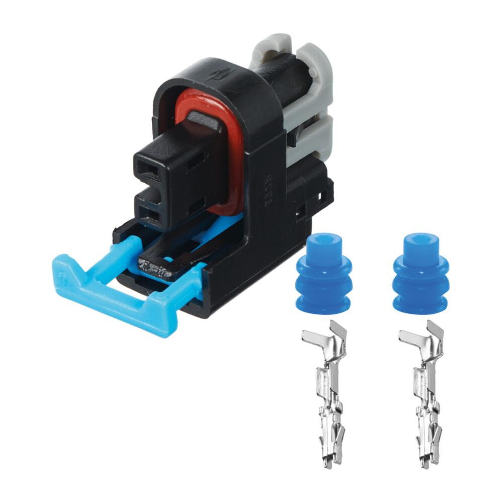 Роз'єм конектор 2-кон., Топл, Форсунка Delphi, 15326181, 15411633, APTIV (Delphi) Америка, Buick, Cadillac, Chevrolet, Daewoo Київ - фото 1