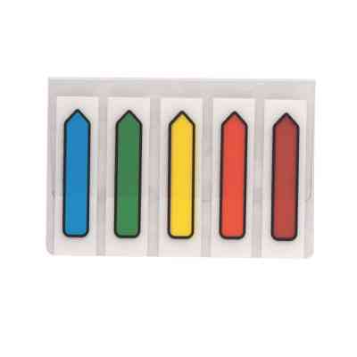 Стикер-закладка Buromax Стрелки Plastic bookmarks 45x12mm, 5*20 шт, neon (BM.2304-98) Винница
