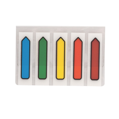 Стикер-закладка Buromax Стрелки Plastic bookmarks 45x12mm, 5*20 шт, neon (BM.2304-98) Винница - изображение 2