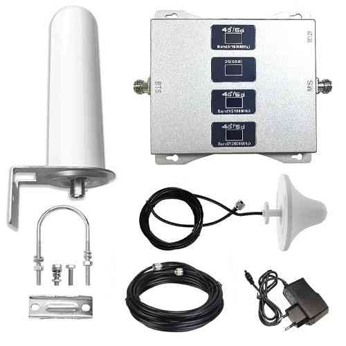 GSM репитер 4 диапазона 900/1800/2100/2600 усилитель связи 3G 4G LTE мобильный сигнал Киев