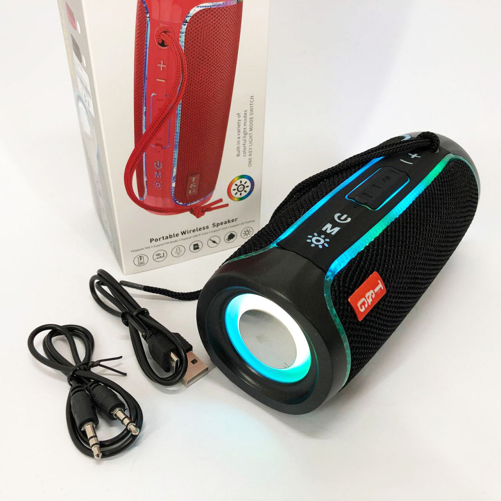 Колонка на акумуляторі маленька, Колонка музична акумулятор Якісна Bluetooth UF-68 Львів - фото 5