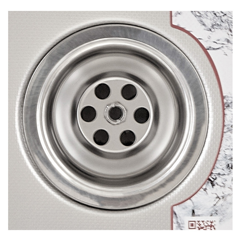 Мийка Zerix Z6642-08-180MD декор (ZM0616) для кухні Харків - фото 5