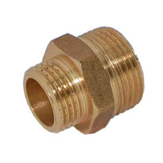 Ніпель 1/2''х3/4'' Україна, латунь посилений Харків