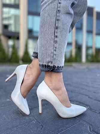 Nivelle Туфлі жіночі NIVELLE 1826/91-9535 срібні (весна-осінь, шкіра-сатин натуральна) (3494) 3 Коломыя