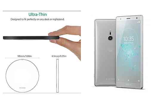 Бездротовий зарядний пристрій Copper до 30W для Oppo Find X5, Find X5 Pro, USB-C, LED Київ